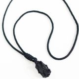 Vòng cổ đá black tourmaline cho nam