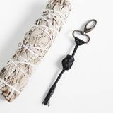 móc khóa năng lượng bảo vệ đá black tourmaline