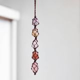 móc khóa 5 đá thạch anh tự nhiên