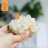 Hốc tinh thể thạch anh trắng tự nhiên - Clear quartz cluster