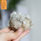 Hốc tinh thể thạch anh trắng tự nhiên - Clear quartz cluster