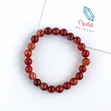 Vòng tay chuỗi Carnelian 8li