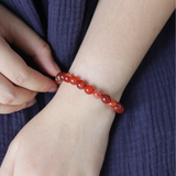 Vòng tay chuỗi Carnelian 8li