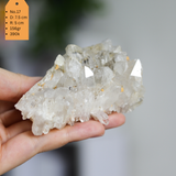 Hốc tinh thể thạch anh trắng tự nhiên - Clear quartz cluster