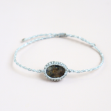 Vòng tay Macrame đá thạch anh tóc vàng - Golden Rutilated Quartz mang năng lượng may mắn, thịnh vượng