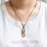 vòng cổ kết hợp 3 đá mang năng lượng may mắn và tình yêu