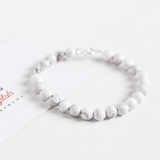 vòng tay đá học tập howlite