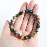 vòng tay hạt đá măt hổ xanh