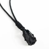 Vòng cổ đá black tourmaline cho nam