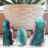 Trụ đá Flourite cầu vồng - rainbow flourite