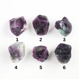 Đá rainbow flourite thô tự nhiên 100%, viên đá mang lại năng lượng bình yên và tươi mới