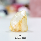 Tinh thể cộng sinh đá thạch anh trắng clear quartz, mang lại năng lượng tích cực