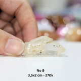 Tinh thể cộng sinh đá thạch anh trắng clear quartz, mang lại năng lượng tích cực