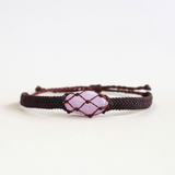 Vòng tay đá Kunzite kiểu Unisex cho Nam và Nữ