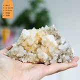 Hốc tinh thể thạch anh trắng tự nhiên - Clear quartz cluster