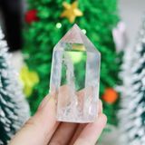 trụ thạch anh trắng clear quartz