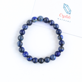 vòng tay hạt đá lưu ly lapis lazuli 8li
