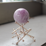 Quả cầu đá phong thủy Flourite tím