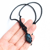 Vòng Cổ Macrame đá Tự Nhiên Cho Nam