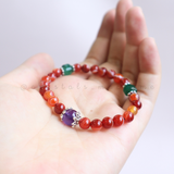 Vòng tay Emerald (Ngọc Lục Bảo) mix đá dành cho người mệnh Thổ