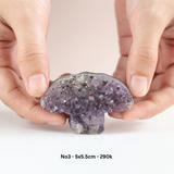 HỐC TINH THỂ THẠCH ANH TÍM HÌNH NẤM DỄ THƯƠNG - AMETHYST CLUSTER