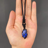 Vòng Cổ Macrame đá Tự Nhiên Cho Nam