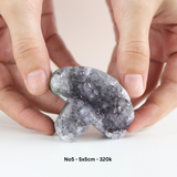 HỐC TINH THỂ THẠCH ANH TÍM HÌNH NẤM DỄ THƯƠNG - AMETHYST CLUSTER