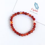 Vòng tay chuỗi Carnelian 6li