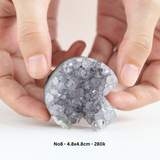 HỐC TINH THỂ THẠCH ANH TÍM HÌNH NẤM DỄ THƯƠNG - AMETHYST CLUSTER