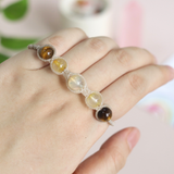 VÒNG TAY MACRAME KẾT HỢP 3 LOẠI ĐÁ NĂNG LƯỢNG MAY MẮN VÀ BẢO VỆ