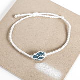 Raw apatite bracelet  | Vòng tay đá thô apatite