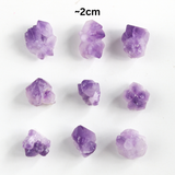 Đá thạch anh tím nụ thô chọn lọc loại đẹp, năng lượng bình yên và giúp giảm stress, size 2cm