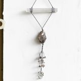 Dây treo đá thạch anh khói trừ tà - smoky quartz