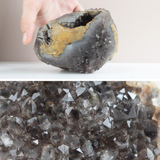 SMOKY QUARTZ CLUSTER - HỐC ĐÁ THẠCH ANH KHÓI NĂNG LƯỢNG BẢO VỆ TRANG TRÍ KHÔNG GIAN SỐNG