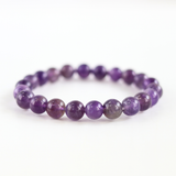 VÒNG TAY HẠT ĐÁ THẠCH ANH TÍM AMETHYST