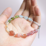 Vòng tay Sắc Màu Cảm Xúc (Strawberry - Sunstone - Citrine - Peridot - Aquamarine)
