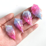Đá Thạch anh hào quang unicorn aura quartz xanh hồng mang năng lượng tình yêu và bình yên