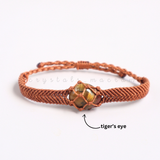 Vòng tay Đá Mắt Hổ - Tiger's eye kiểu Unisex cho Nam và Nữ
