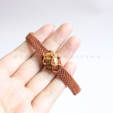 Vòng tay Đá Mắt Hổ - Tiger's eye kiểu Unisex cho Nam và Nữ
