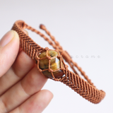 Vòng tay Đá Mắt Hổ - Tiger's eye kiểu Unisex cho Nam và Nữ