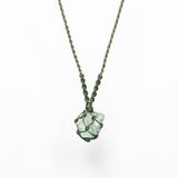vòng cổ đá Flourite xanh