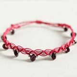 Vòng lắc chân micro macrame