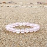 Vòng tay chuỗi thạch anh hồng 8li | Rose quartz