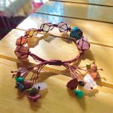 VÒNG TAY CHAKRA 7 VIÊN ĐÁ THÔ