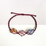 Citrine, rose quartz & celestite bracelet | Vòng tay citrine, rose quartz & celestite