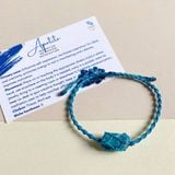 Raw apatite bracelet  | Vòng tay đá thô apatite