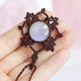 Vòng cổ đá Moonstone tự nhiên