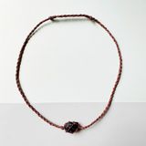 Pet necklace with black tourmaline | Vòng cổ cho thú cưng đá black tourmaline