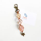 móc khóa 3 đá năng lượng thanh tẩy, may mắn và bình yên