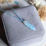 Vòng cổ macrame opalite